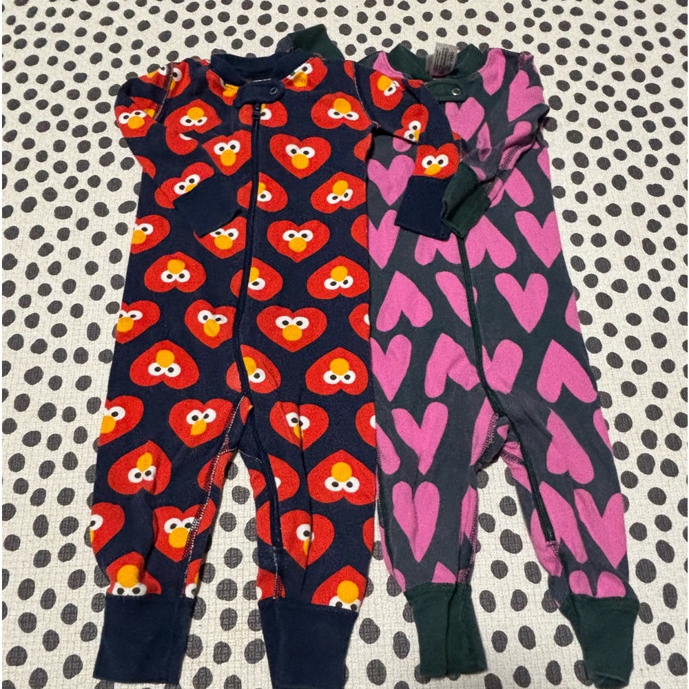 2 pack Hanna Heart Jammies